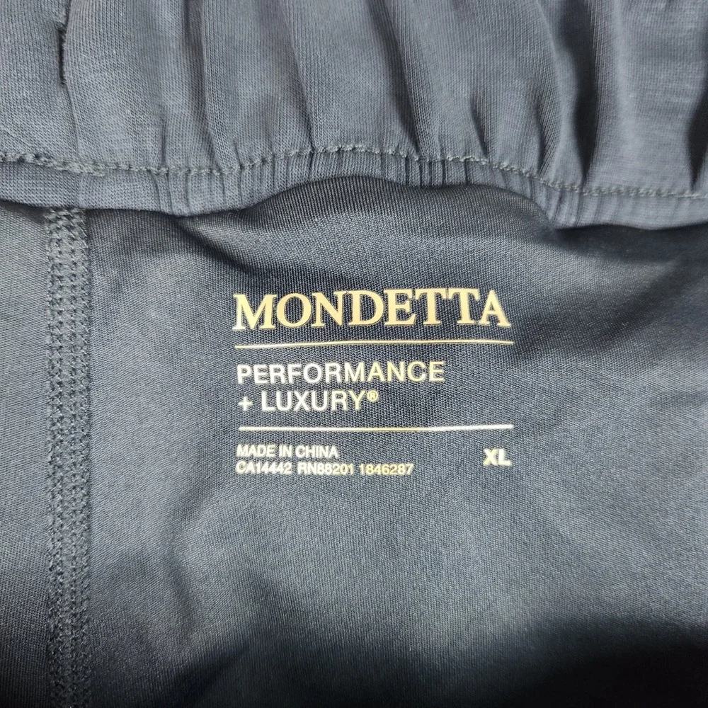 Mondetta Walking Skort Womens XL Navy Performance Luxury High Rise Elastic Waist